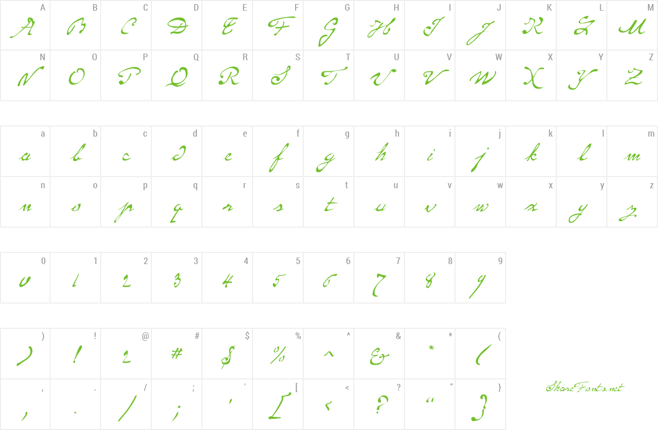 Font P22 Monet Regular preview